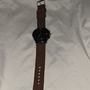 Brown Watch with Black Dial